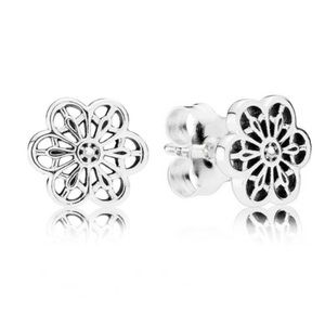 Pandora Lace Flower Studs